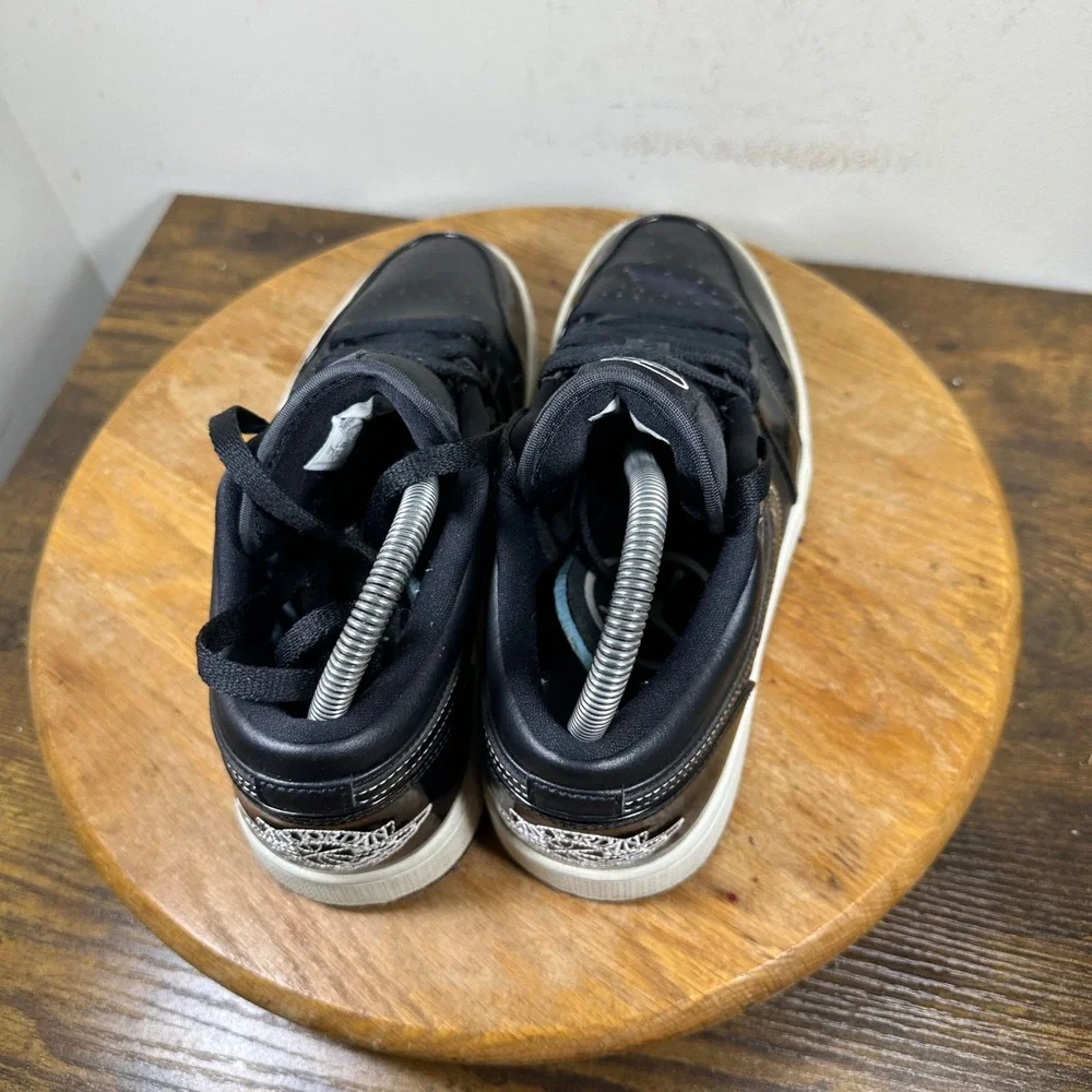 Air Jordan 1 Low All-Star 2021 Black White Patent Leather DD1650-001 Mens 7